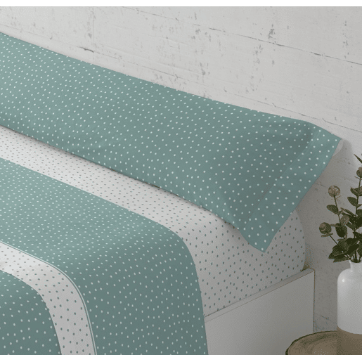 Conjunto de lençóis de três peças cama 150cm Puntos Aqua Donegal Collections