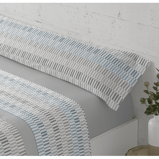 Conjunto de lençóis de três peças cama 135cm Paly Cinza Donegal Collections