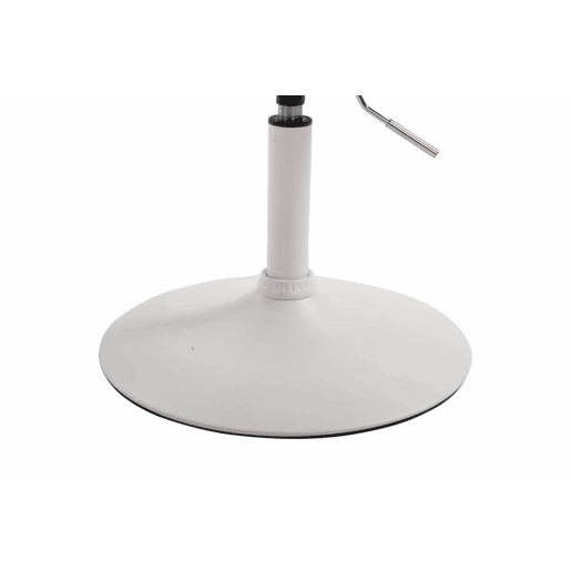 Set de 4 sillas de comedor Maverick con pie de trompeta Plástico Negro 57X48X76 cm