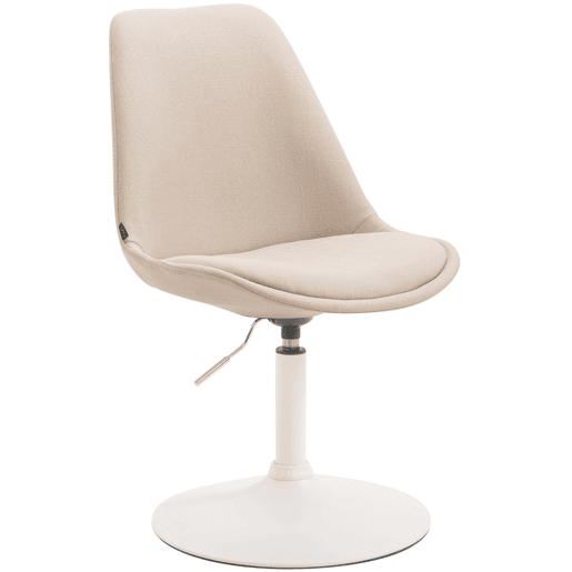 Silla De Comedor Maverick En Tela Crema 57X48X76 cm