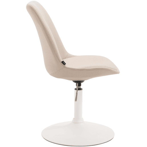 Silla De Comedor Maverick En Tela Crema 57X48X76 cm