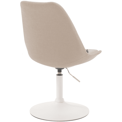 Silla De Comedor Maverick En Tela Crema 57X48X76 cm
