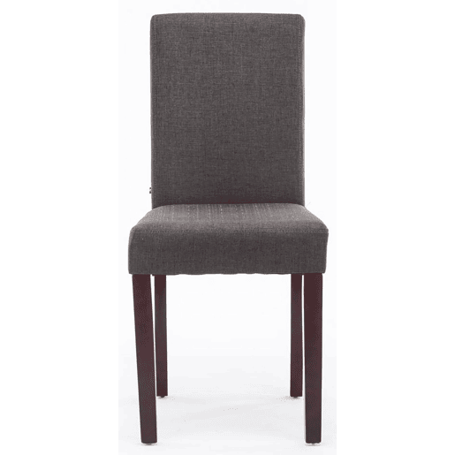 Silla de Comedor Ina en Tela Gris oscuro 47X41X91 cm