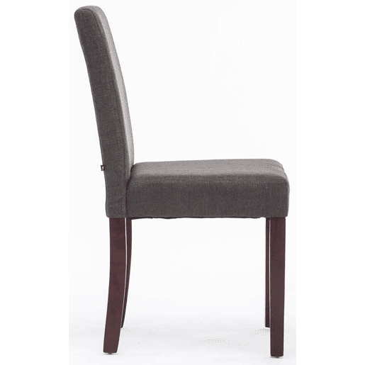 Silla de Comedor Ina en Tela Gris oscuro 47X41X91 cm