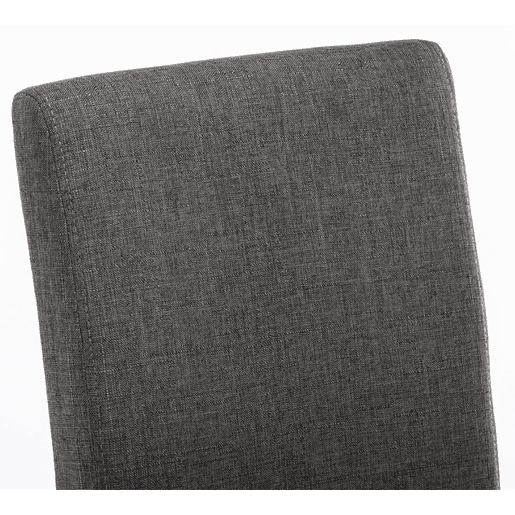 Silla de Comedor Ina en Tela Gris oscuro 47X41X91 cm