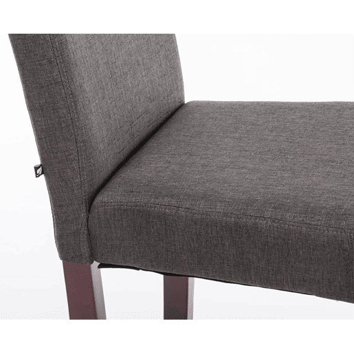 Silla de Comedor Ina en Tela Gris oscuro 47X41X91 cm