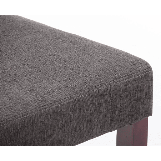 Silla de Comedor Ina en Tela Gris oscuro 47X41X91 cm