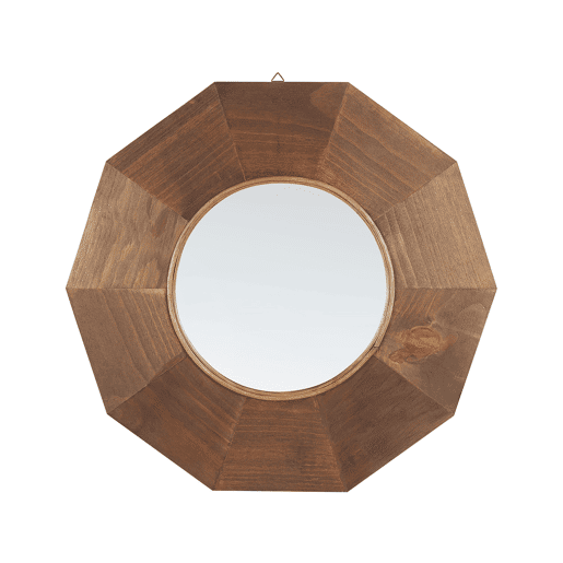 Espelho ASEM 60 cm 60 cm Madeira de chopo Castanho