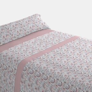 Conjunto de lençóis de três peças cama 105cm Arc Rosa Donegal Collections