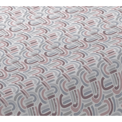 Conjunto de lençóis de três peças cama 105cm Arc Rosa Donegal Collections