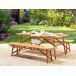 Beliani Conjunto de comedor TINDARI Beliani Conjunto de comedor TINDARI Marrón