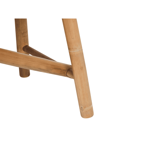 Conjunto de refeições de jardim 4 lugares TINDARI Madeira de bambu Castanho claro