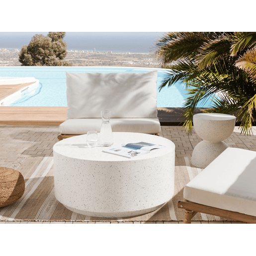 Mesa de centro TREZZO Branco creme