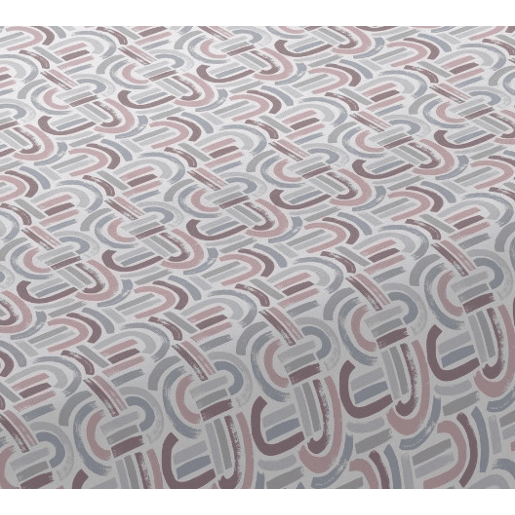 Conjunto de lençóis de três peças cama 135cm Arc Rosa Donegal Collections