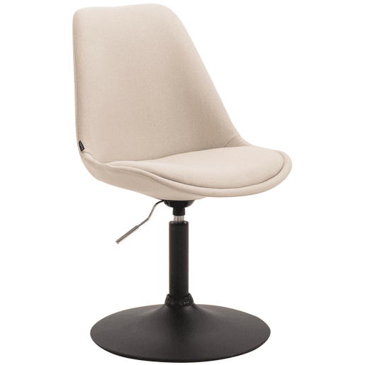 Silla De Comedor Maverick En Tela Crema 57X48X76 cm