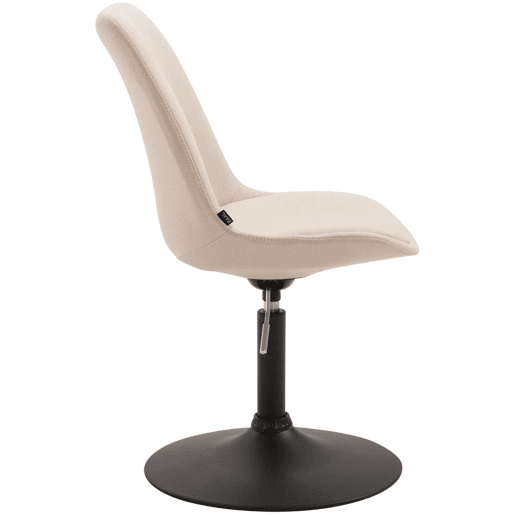 Silla De Comedor Maverick En Tela Crema 57X48X76 cm