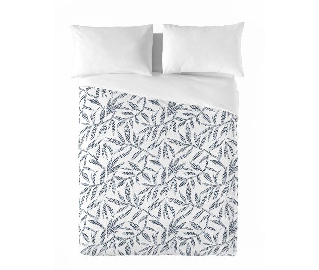 Sandal - funda nórdica estampada cama 90 - algodón extrasuave - incluye 1 funda de almohada - wakia blue