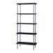 Librería Samnanger de 5 niveles aglomerado Librería Samnanger de 5 niveles aglomerado Negro