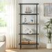 Librería Samnanger de 5 niveles aglomerado Librería Samnanger de 5 niveles aglomerado Negro