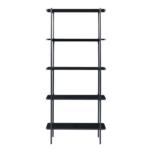 Estantes de Prateleiras Samnanger de 5 níveis aglomerado 180x80x34cm - Preto en.casa