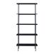 Librería Samnanger de 5 niveles aglomerado Librería Samnanger de 5 niveles aglomerado Negro