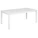 Beliani Mesa de jardín SKALOMA 90x180 Beliani Mesa de jardín SKALOMA 90x180 Blanco