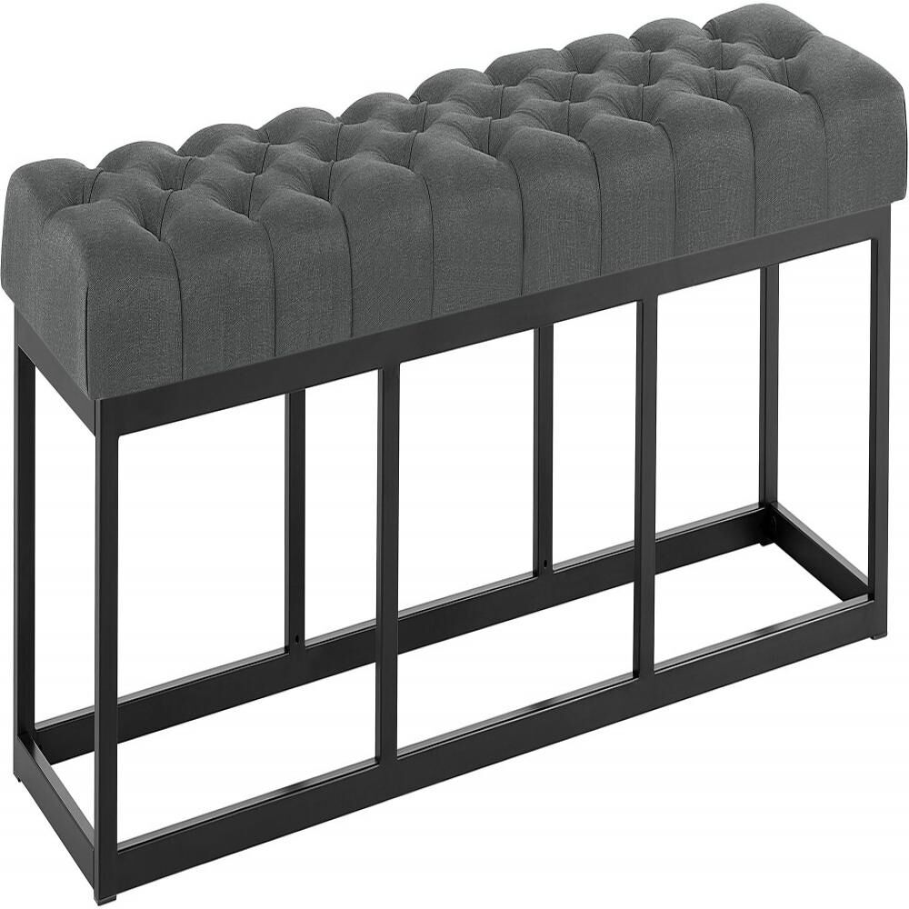 Banco - Amun - Tela 150x38 Gris Oscuro