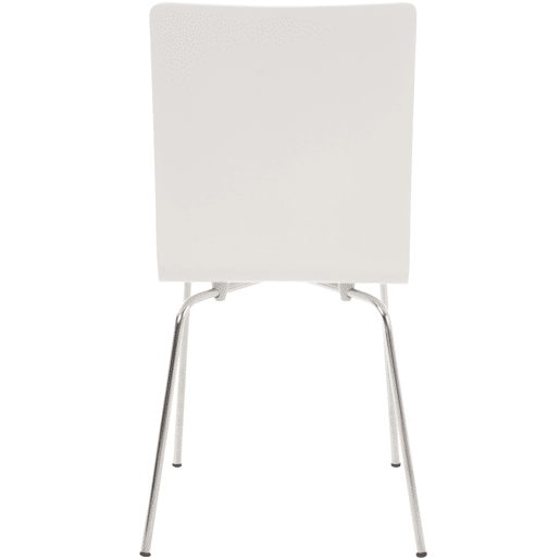 Juego de 2 Sillas de Espera Pepe Madera Blanco 47X43X87 cm