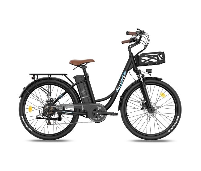 E-bike fafrees f26 lasting | potencia 250w | autonomía 160km | negro