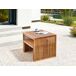 Beliani Mesa de jardín SULZANO Beliani Mesa de jardín SULZANO Madera Clara