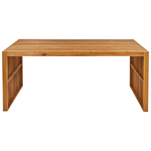 Mesa de refeição de jardim SULZANO 180 cm 90 cm Madeira de acácia Castanho
