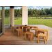 Beliani Conjunto de comedor BELLANO Beliani Conjunto de comedor BELLANO Madera Clara