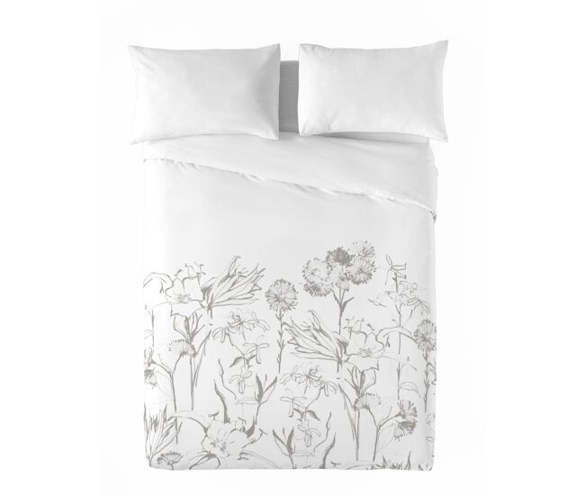 Sandal - funda nórdica estampada cama 180 - algodón extrasuave - incluye 2 fundas de almohada - zuri stone