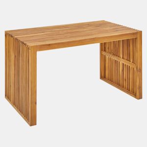 Mesa de refeição de jardim BELLANO 70 cm 120 cm Madeira de acácia Castanho