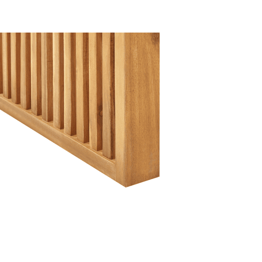 Mesa de refeição de jardim BELLANO 70 cm 120 cm Madeira de acácia Castanho