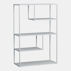 Estantes de Prateleiras Sievi 4 níveis aço 126x85x35cm - Branco mate en.casa