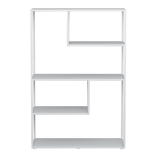 Estantes de Prateleiras Sievi 4 níveis aço 126x85x35cm - Branco mate en.casa