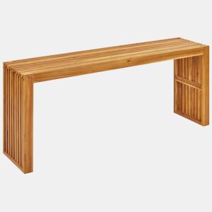 Mesa de centro de jardim BELLANO 150 cm 35 cm Madeira de acácia Castanho