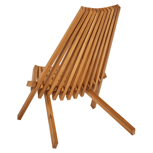 Conjunto de 2 cadeiras de jardim BELLANO Madeira de acácia Castanho