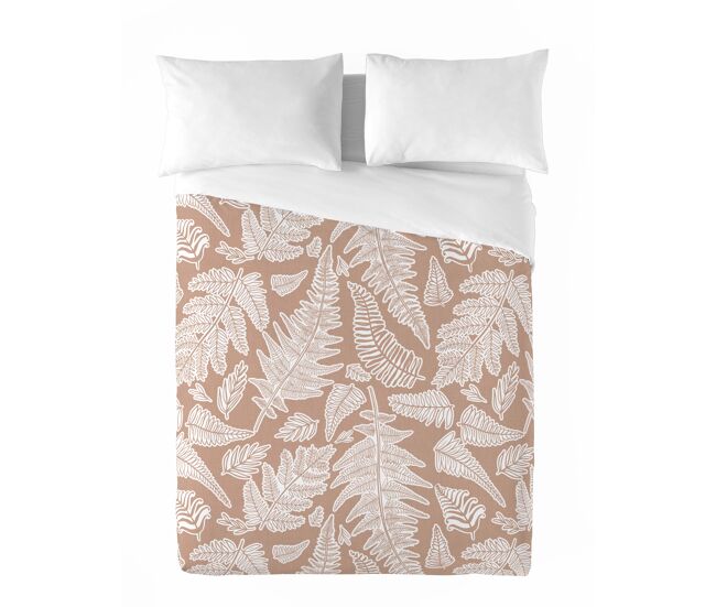 Sandal - funda nórdica estampada cama 180 - algodón extrasuave - incluye 2 fundas de almohada - bosco peach