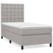 Cama box spring Botones 90x190 Cama box spring Botones 90x190 Gris Claro