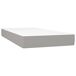 Cama box spring Botones 90x190 Cama box spring Botones 90x190 Gris Claro