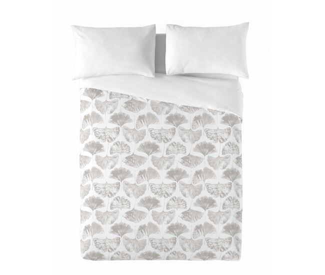 Sandal - funda nórdica estampada cama 135 - algodón extrasuave - incluye 1 funda de almohada - biloba stone