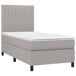 Cama box spring Rayas verticales 90x200 Cama box spring Rayas verticales 90x200 Azul