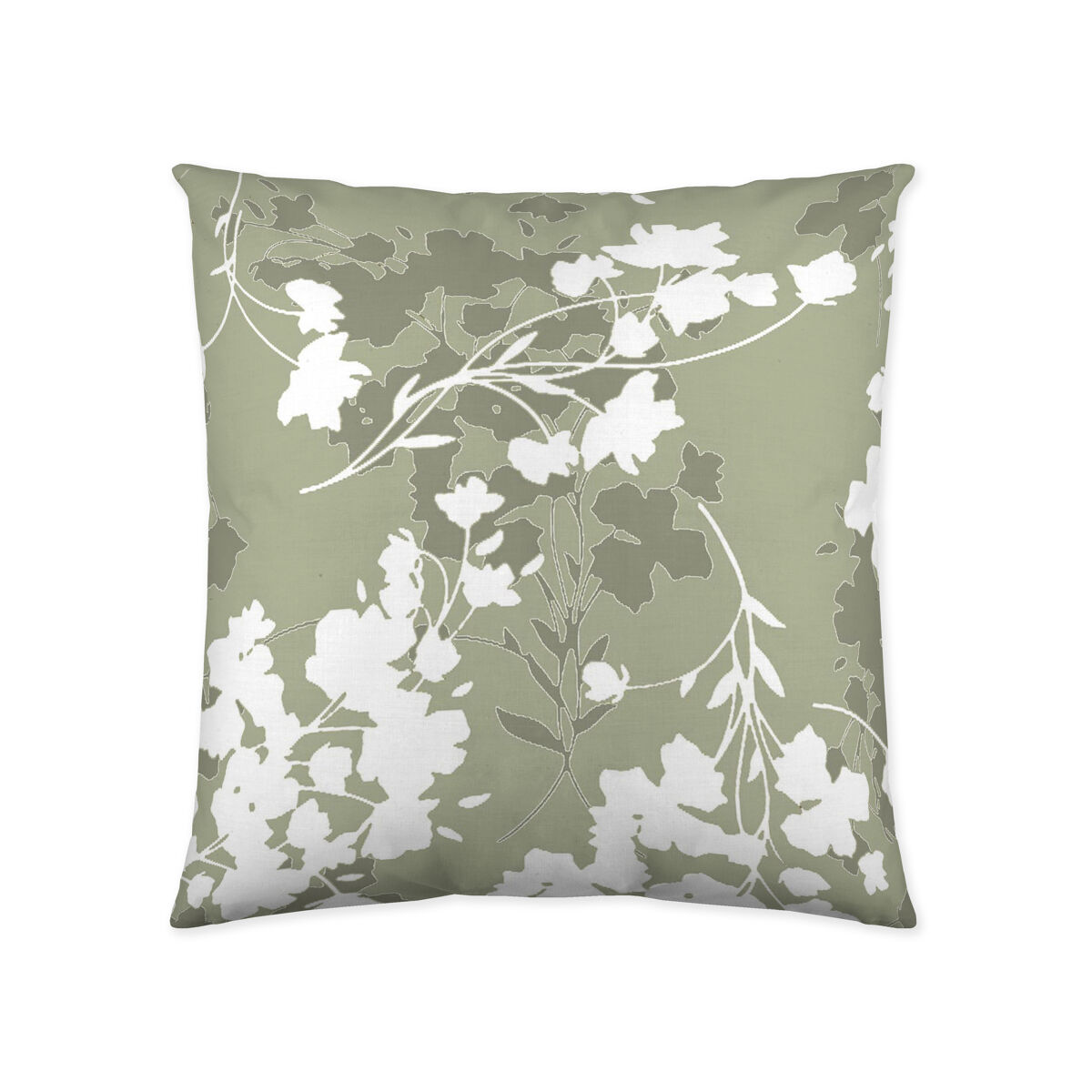 Funda de Cojin Estampado Sin Relleno de Algodón LIGHT LEAVES