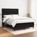 Cama box spring Botones 140x190 Cama box spring Botones 140x190 Azul