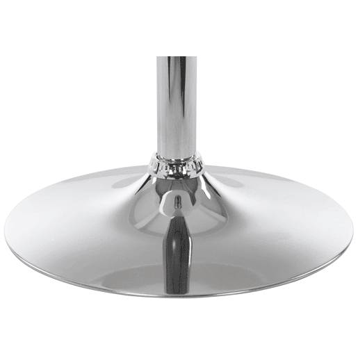 Mesa Alta de Bar con Tablero Redondo Madera Blanco Ø 60 cm
