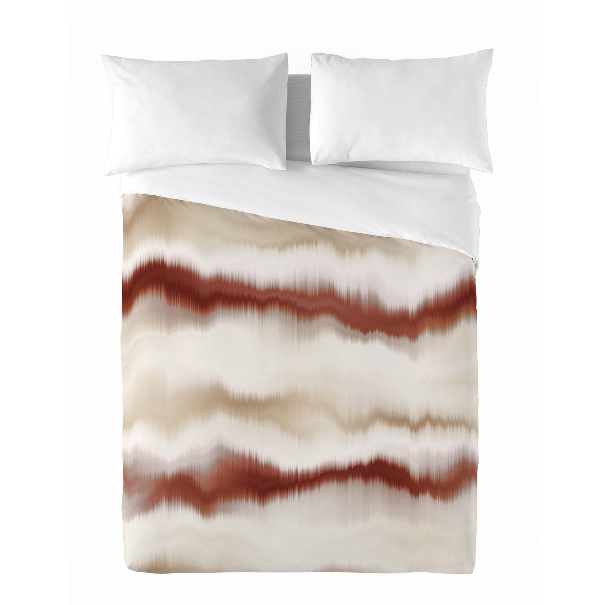 Sandal - funda nórdica estampada cama 90 - algodón extrasuave - incluye  1 funda de almohada - belix terra