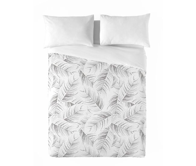 Sandal - funda nórdica estampada cama 180 - algodón extrasuave - incluye 2 fundas de almohada - acanto stone
