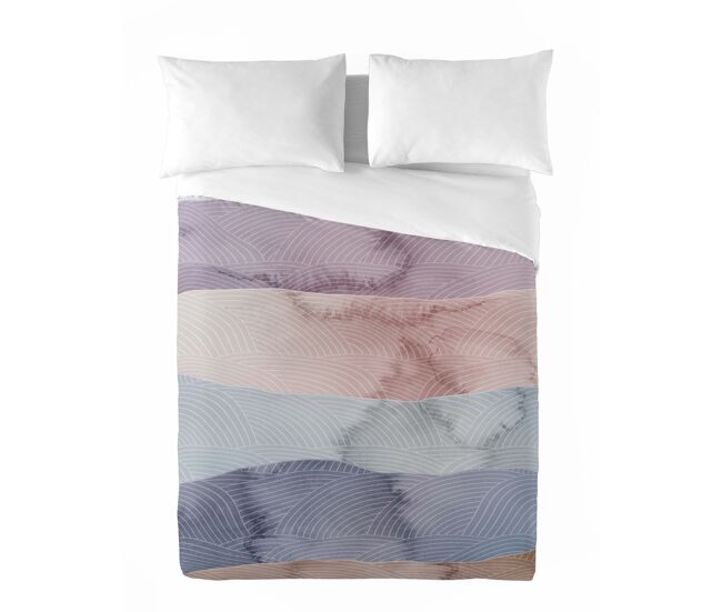 Sandal - funda nórdica estampada cama 90 - algodón extrasuave - incluye 1 funda de almohada - ocean blue